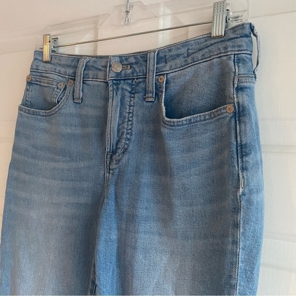Madewell Womens  Curvy Perfect Vintage Hoye Wash Straight Jean 25P - Picture 6 of 8